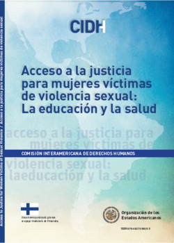 Acceso a la justicia para las mujeres vctimas de violencia sexual. la educacin y la salud